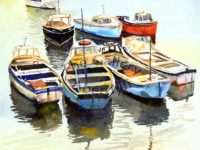 Eight Boats