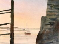 Low Tide Penhelyg Harbour